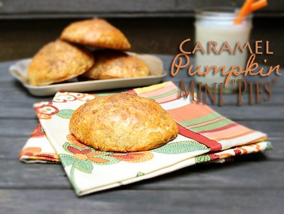 Caramel Pumpkin Mini Pies #Recipe